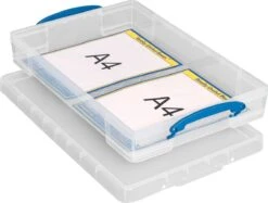 Opbergbox Really Useful 10 Liter 520x340x85 Mm Transparant Wit -Thuisopslag 1200x909 37