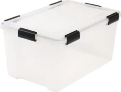 IRIS Airtight Box Opbergbox - 50L - 2 Stuks - Transparant/Zwart 13 IRIS Airtight Box Opbergbox - 50L - 2 Stuks - Transparant/Zwart -Thuisopslag 1200x911 10