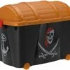 Merkloos Piraten Kist 60 X 40 X 42 Cm - Kinderkamer Piraat - Opbergkisten/opruimkisten/speelgoedkisten
