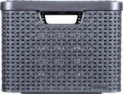 Curver Style Mand L - 30L - Antraciet Met Deksel 26 Curver Style Mand L - 30L - Antraciet Met Deksel -Thuisopslag 1200x911 9