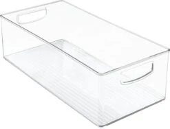 IDesign Opbergbakje L (20,5 X 40,5 X 12,5 Cm) - Opbergbakje L - Stapelbaar