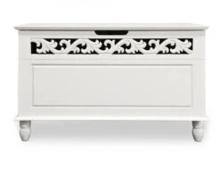 Casaria Opbergkist – Met Afsluitbare Deksel - 80x40x48 Cm Wit