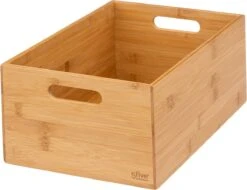 5Five Opbergmanden Bamboe - Set Van 3 - Rechthoekig -Thuisopslag 1200x924 2