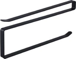 Merkloos Keukenrolhouder Hangend - Zelfklevend - Wandmodel - Zwart - Rollenhouder - Ophangen Zonder Boren -Thuisopslag 1200x930 4