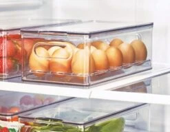 The Home Edit Eierbakje Koelkast - Transparant -Thuisopslag 1200x934