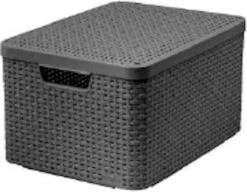 Curver Style Mand L - 30L - Antraciet Met Deksel 27 Curver Style Mand L - 30L - Antraciet Met Deksel -Thuisopslag 1200x935 6