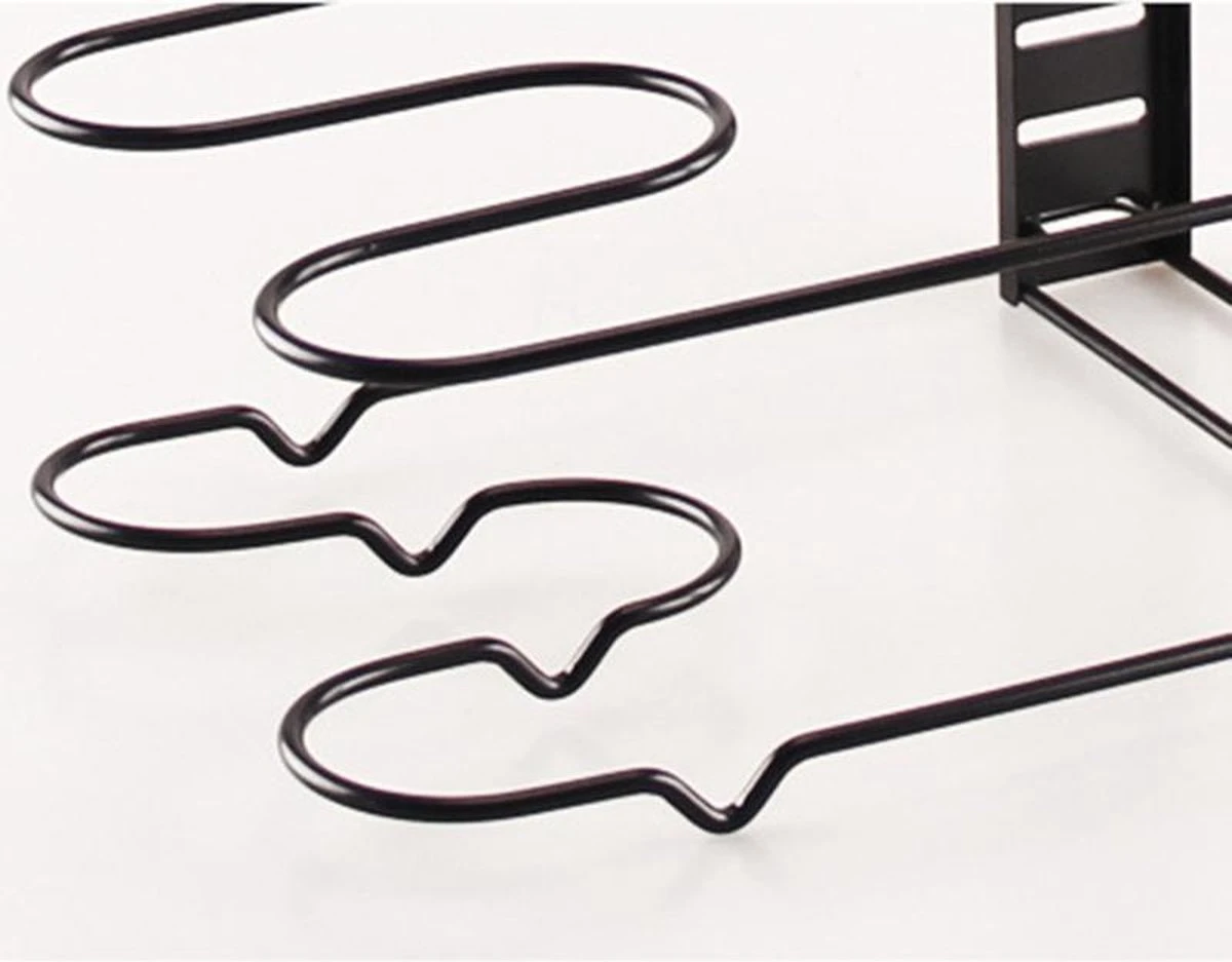 Merkloos TDR - Pannenrek Verstelbaar - Opbergrek Voor 5 Pannen - Keukenrek Staand - Dekselhouder - 5 Laags 8 Merkloos TDR - Pannenrek Verstelbaar - Opbergrek Voor 5 Pannen - Keukenrek Staand - Dekselhouder - 5 Laags - Afbeelding 6