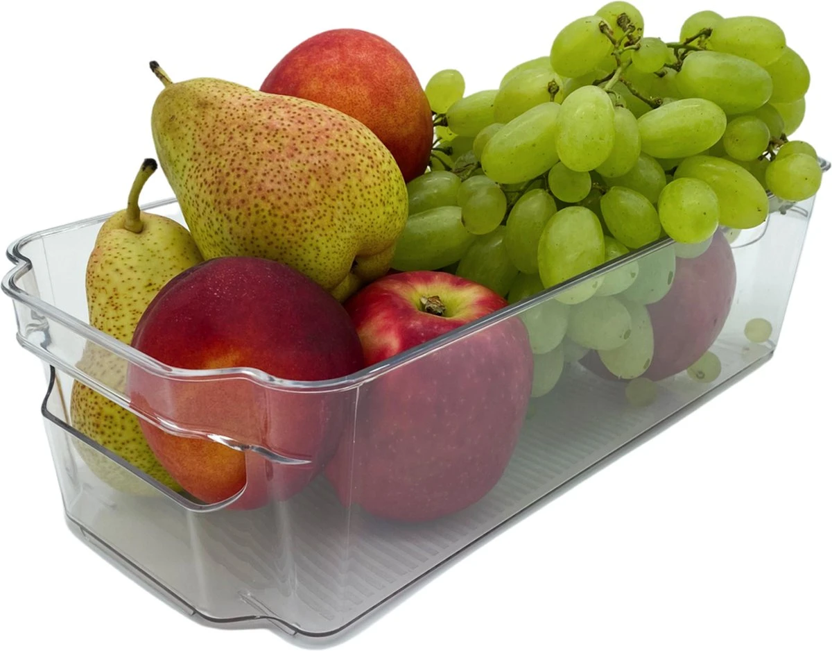 Koelkast Organizer (Set Van 4) - Small - Doorzichtig Keuken Bakjes - Keukenkastorganizers - Opbergbak / Bewaardoos / Opbergdoos / Lade / Schuiflade - Blikjes En Pakjes Houder - Fridge Organizer - Transparant Badkamer Opslag Bakje / Opbergen Bakjes 7 Koelkast Organizer (Set Van 4) - Small - Doorzichtig Keuken Bakjes - Keukenkastorganizers - Opbergbak / Bewaardoos / Opbergdoos / Lade / Schuiflade - Blikjes En Pakjes Houder - Fridge Organizer - Transparant Badkamer Opslag Bakje / Opbergen Bakjes - Afbeelding 5