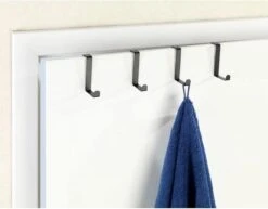 Wenko Deurhaken Opdek En Stompe Deur Zwart 4 Stuks - Zwart - Ophangen Zonder Boren -Thuisopslag 1200x938 6