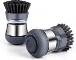 Merkloos Gootsteen Organizer - Vaatdoekhouder - Afdruipbakje - Inclusief Brusher - Keuken Organizers - RVS -Thuisopslag 1200x938 8