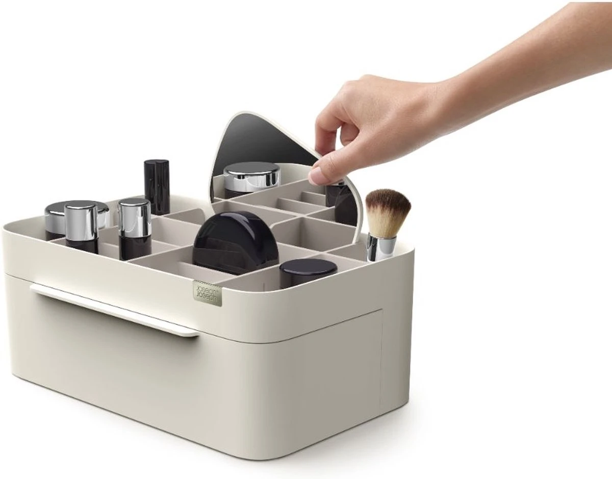 Joseph Joseph Cosmetica Opbergdoos Met Spiegel - Large - Met Spiegel - Sorteervakken 15 Joseph Joseph Cosmetica Opbergdoos Met Spiegel - Large - Met Spiegel - Sorteervakken - Afbeelding 13
