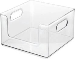 The Home Edit Opbergbox Open Voorzijde 25x25 Cm - Large - Open Voorzijde - Stapelbaar