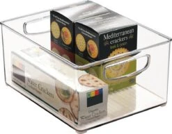 IDesign Opbergbakje L (20,5 X 40,5 X 12,5 Cm) - Opbergbakje L - Stapelbaar -Thuisopslag 1200x940 3