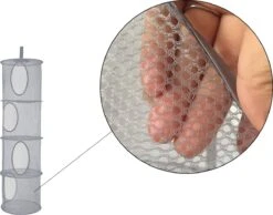 Merkloos Hangende Opberger - Grijs - Opbergzak Hangend Voor Kinderkamer - Opvouwbaar - 4 Vakken - Organizer Hangend -Thuisopslag 1200x942 1