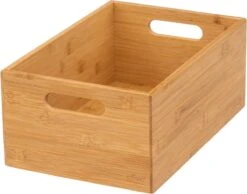 5Five Opbergmanden Bamboe - Set Van 3 - Rechthoekig -Thuisopslag 1200x944 3