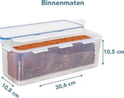 Lock&Lock Vershouddoos - Bewaardoos Met Deksel - Voor Ontbijtkoek Peperkoek En Cake - Cakedoos - 100% Luchtdicht - 3,4 Liter 17 Lock&Lock Vershouddoos - Bewaardoos Met Deksel - Voor Ontbijtkoek Peperkoek En Cake - Cakedoos - 100% Luchtdicht - 3,4 Liter -Thuisopslag 1200x953 1