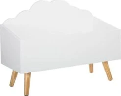 Atmosphera Wolk Opbergkist Kinderkamer Wit - Wit - Decoratief
