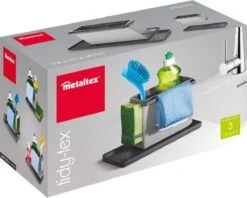 Tomado Metaltex - Gootsteen Organiser - Tidy Tex - Verstelbaar - Verplaatsbaar - Video -Thuisopslag 1200x961 4