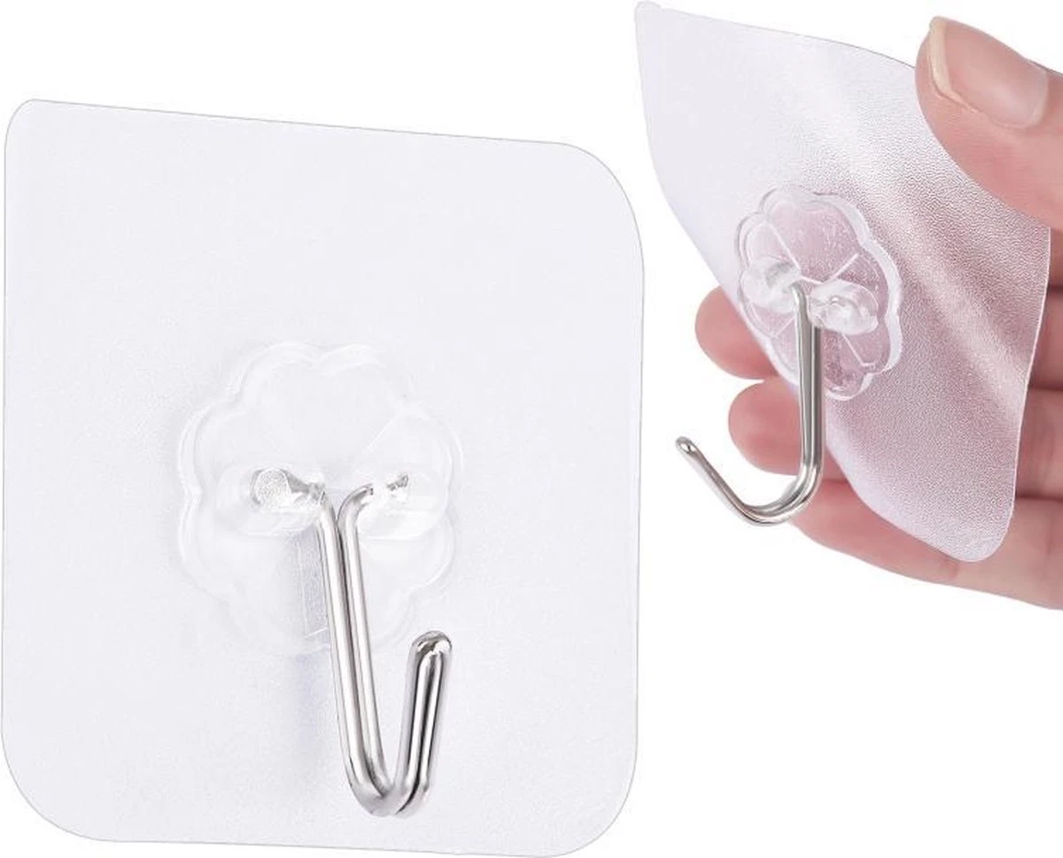Zelfklevende Plakhaakjes Voor Een Gladde Ondergrond ( 5 Stuks) -Wandhaakjes - Muurhaakjes - Deurhaakjes - Ophanghaakjes - Badkamer Haakjes - Keuken Haakjes 3 Zelfklevende Plakhaakjes Voor Een Gladde Ondergrond ( 5 Stuks) -Wandhaakjes - Muurhaakjes - Deurhaakjes - Ophanghaakjes - Badkamer Haakjes - Keuken Haakjes