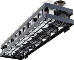 Noswo Kruidenrek Ophangbaar - Kruidenrek Voor Kruidenpotjes - Keukenrek Hangend - 50 Cm - Zwart -Thuisopslag 1200x969 1