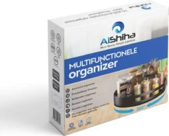AlShiha® Organizer - Draaiplateau - Keuken Organizers - Aanrecht Organiser - Draaischijf - Badkamer Organizer - Make Up Organizer - Kruidenrek - Kast Organizer - Keukenkast Organizer -Thuisopslag 1200x969 4
