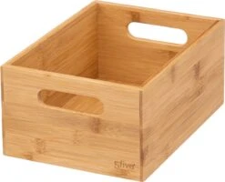 5Five Opbergmanden Bamboe - Set Van 3 - Rechthoekig -Thuisopslag 1200x970 3