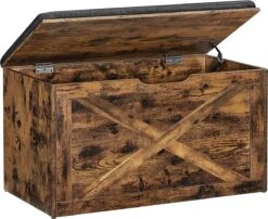 Songmics Schoenbank, Zitkist, Opbergkast, Met Bekleding, 76 X 40 X 48 Cm, Landhuisstijl, Vintage Bruin LHS056X01 13 Songmics Schoenbank, Zitkist, Opbergkast, Met Bekleding, 76 X 40 X 48 Cm, Landhuisstijl, Vintage Bruin LHS056X01 -Thuisopslag 1200x983 2