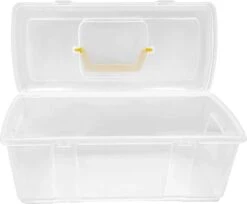 Opbergkoffer -Transportkoffer -viskoffer - Gereedschapskist -2 Laag| Gereedschapskist - Naaidoos| Naaibox Transparant|5 Liter 36x15x14 Cm 9 Opbergkoffer -Transportkoffer -viskoffer - Gereedschapskist -2 Laag| Gereedschapskist - Naaidoos| Naaibox Transparant|5 Liter 36x15x14 Cm -Thuisopslag 1200x989 3
