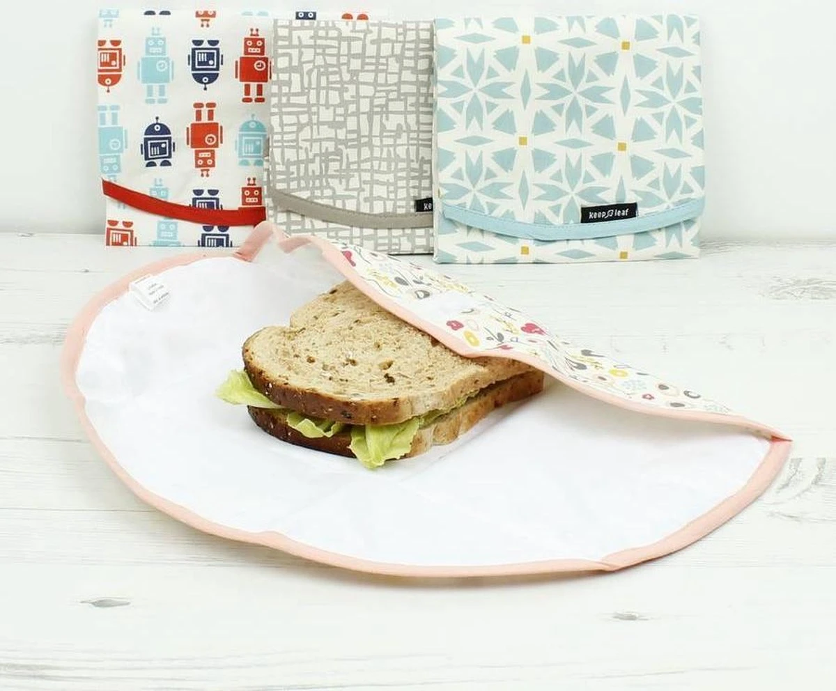 Keep Leaf - Herbruikbare Foodwrap - New Fruit 4 Keep Leaf - Herbruikbare Foodwrap - New Fruit - Afbeelding 2