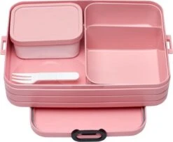Mepal – Bento Lunchbox Take A Break Large- Inclusief Bento Box – Nordic Pink – Lunchbox Voor Volwassenen 18 Mepal – Bento Lunchbox Take A Break Large- Inclusief Bento Box – Nordic Pink – Lunchbox Voor Volwassenen -Thuisopslag 1200x993