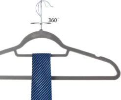ACAZA 30 Anti-slip Kleerhangers - Ultra-dunne Kledingshangers Met Fluweel - Kapstokken Met Broeklat Of Roklat - Grijs 17 ACAZA 30 Anti-slip Kleerhangers - Ultra-dunne Kledingshangers Met Fluweel - Kapstokken Met Broeklat Of Roklat - Grijs -Thuisopslag 1200x993 3