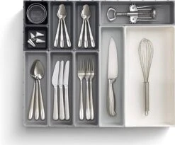 De Millennials Duurzame 10-delige Modulaire Lade Organizer (10 Bakken) - Bestekbak Ladeverdeler Ladebak Organiser Lade Inzet Bak Opbergbak Houder Verdeling Bureau/Keukenklade/Keuken/Badkamer - Inzetbak Opbergbakken Voor Opbergen Van Bestek -Thuisopslag 1200x994