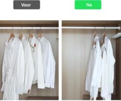 Kledinghaak – Haken Voor Kledingkast – Kleding Organizer – Kleding Organiseren – 10 Stuks – Wit -Thuisopslag 1200x994 5