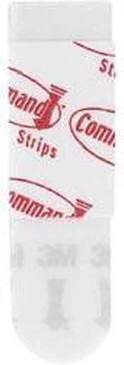 3M Command™ Posterstrips, 17024C, Wit, 12 Strips -Thuisopslag 409x1200