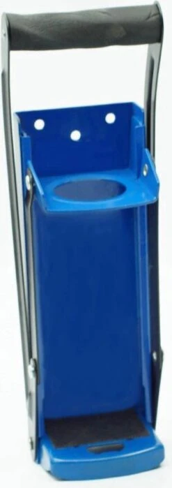 Merkloos Blikjespers - Flessenpers - Blikkenpers - Can Crusher - Blikpers - Blauw -Thuisopslag 424x1200
