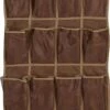 Schoenenkast Hangend - Schoenenzak 24 Vakken - Opbergen Van Schoenen Aan Deur - Schoenenzak Bruin - Oplossing Voor Rondslingerende Schoenen - Hoogwaardige Schoenenkast -Thuisopslag 434x1200