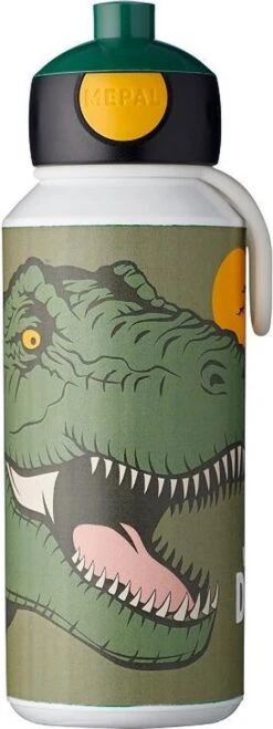 Mepal DINO Lunchset 3 Delig Voordeelset Broodtrommel, Pop-up Beker En Schoolbeker -Thuisopslag 450x1200