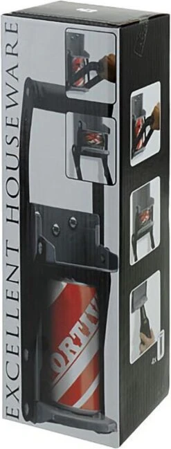 MikaMax Blikjespers - Keukenhulphouder - Blikkenpers - Can Crusher - Grijs - 32 X 10 X 10 Cm -Thuisopslag 457x1200