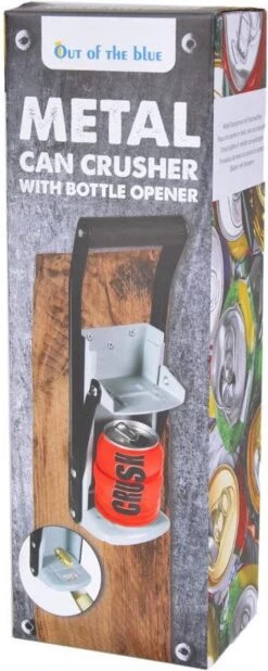 MikaMax Blikjespers - Keukenhulphouder - Blikkenpers - Can Crusher - Grijs - 32 X 10 X 10 Cm -Thuisopslag 480x1200 1