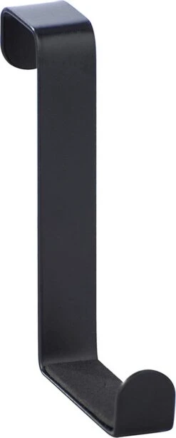 Wenko Deurhaken Opdek En Stompe Deur Zwart 4 Stuks - Zwart - Ophangen Zonder Boren