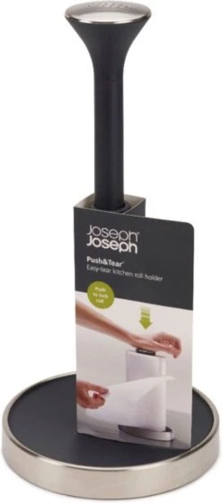 Joseph Joseph Push&Tear Keukenrolhouder - Grijs -Thuisopslag 529x1200