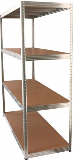 Kynast Stellingkast - 250kg Per Plank - Totale Belasting 1000kg - 180x160x60 Cm -Thuisopslag 549x1200