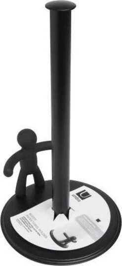 Umbra Buddy Keukenrolhouder - Ø17.8x31.8cm - Zwart -Thuisopslag 552x1200 2