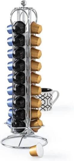 Five® Draaibare Cuphouder Nespresso Zwart - Zwart -Thuisopslag 552x1200