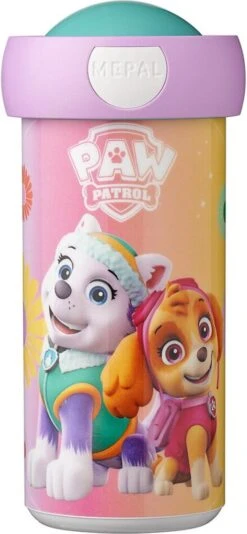 Paw Patrol Girls Voordeelset Lunchbox & Schoolbeker - Mepal Broodtrommel & Drinkbeker - -Thuisopslag 555x1200