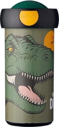 Mepal DINO Lunchset 3 Delig Voordeelset Broodtrommel, Pop-up Beker En Schoolbeker -Thuisopslag 557x1200