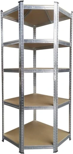 Werkzeug Stellingkast Voor De Hoek- Hoekkast - 5 Planken- 875 Kg Draagkracht -