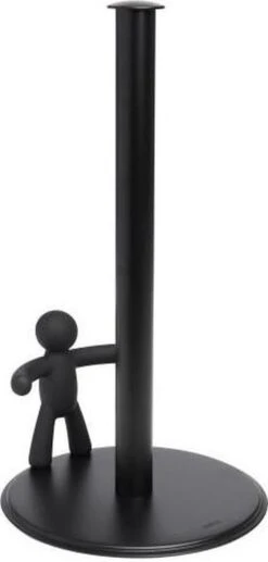 Umbra Buddy Keukenrolhouder - Ø17.8x31.8cm - Zwart -Thuisopslag 573x1200