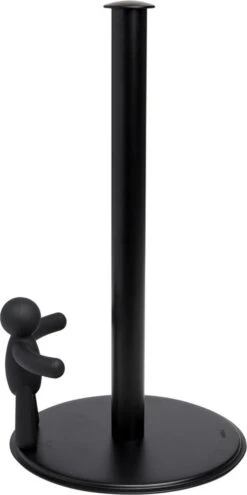 Umbra Buddy Keukenrolhouder - Ø17.8x31.8cm - Zwart -Thuisopslag 599x1200