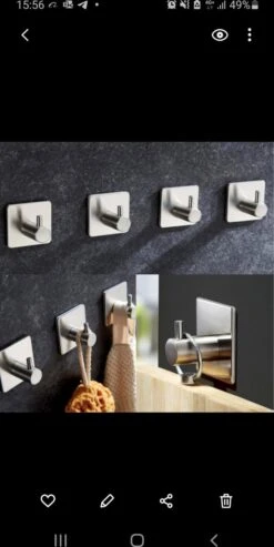 Merkloos Pkd - SUPER STERKE PLAKSTRIP 4 PACK - RVS Wandhaak - 5 Tot 8 Kilo - Zelfklevend - Handdoek Haak - Kledinghaak - Zelfklevende Haken - Zelfklevende Ophang Haakjes - Zelfklevende Haakjes -Thuisopslag 601x1200 1